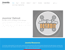 Tablet Screenshot of joomladetroit.com